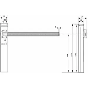 CAME GARD PT 3 автоматический шлагбаум 3 м (КАМЕ) CAME GARD PT 3 автоматический шлагбаум 3 м (КАМЕ)